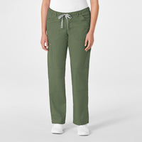 WonderWORK Women's Straight Leg Cargo Scrub Pant Olive