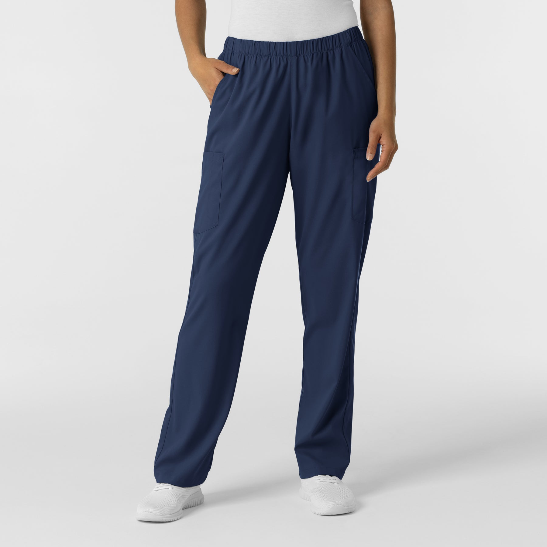 Boundless Unisex Straight Leg Scrub Pant - Navy