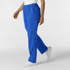 Boundless Unisex Straight Leg Scrub Pant - Royal side view