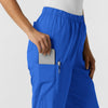 Boundless Unisex Straight Leg Scrub Pant - Royal cargo pocket with pen slot