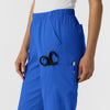 Boundless Unisex Straight Leg Scrub Pant - Royal cargo pocket with scissor pocket