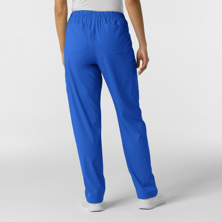 Boundless Unisex Straight Leg Scrub Pant - Royal back