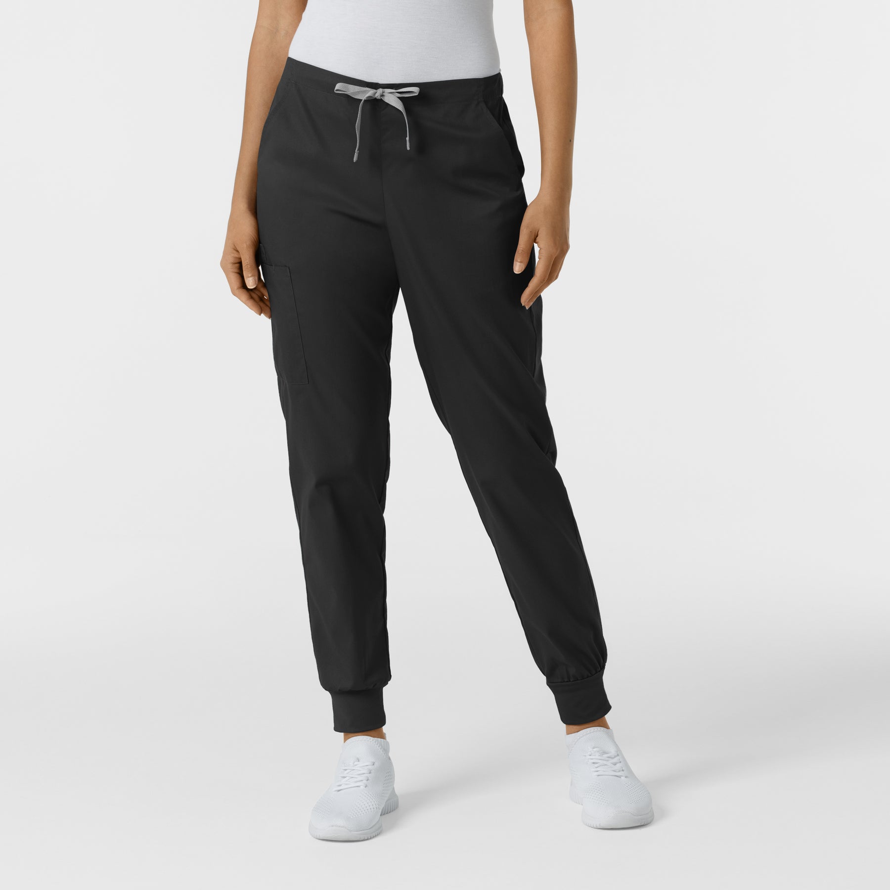 WORK Women's Cargo Jogger Scrub Pant Black