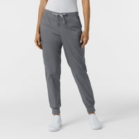 WORK Women's Cargo Jogger Scrub Pant Pewter
