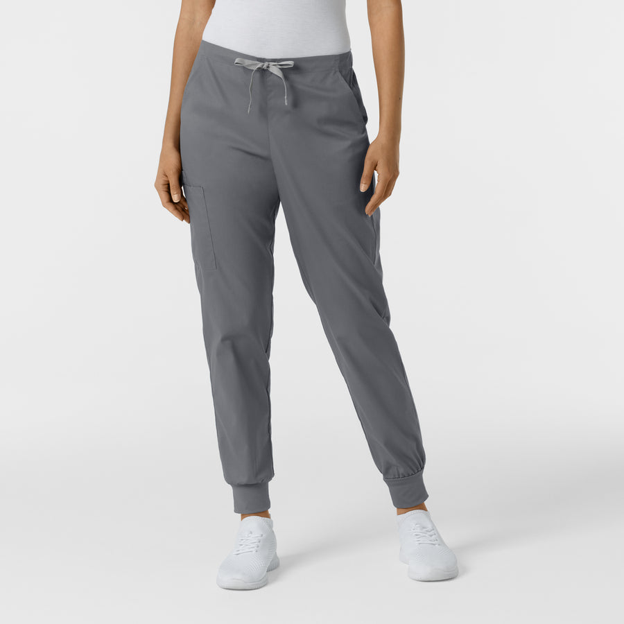 WORK Women's Cargo Jogger Scrub Pant Pewter