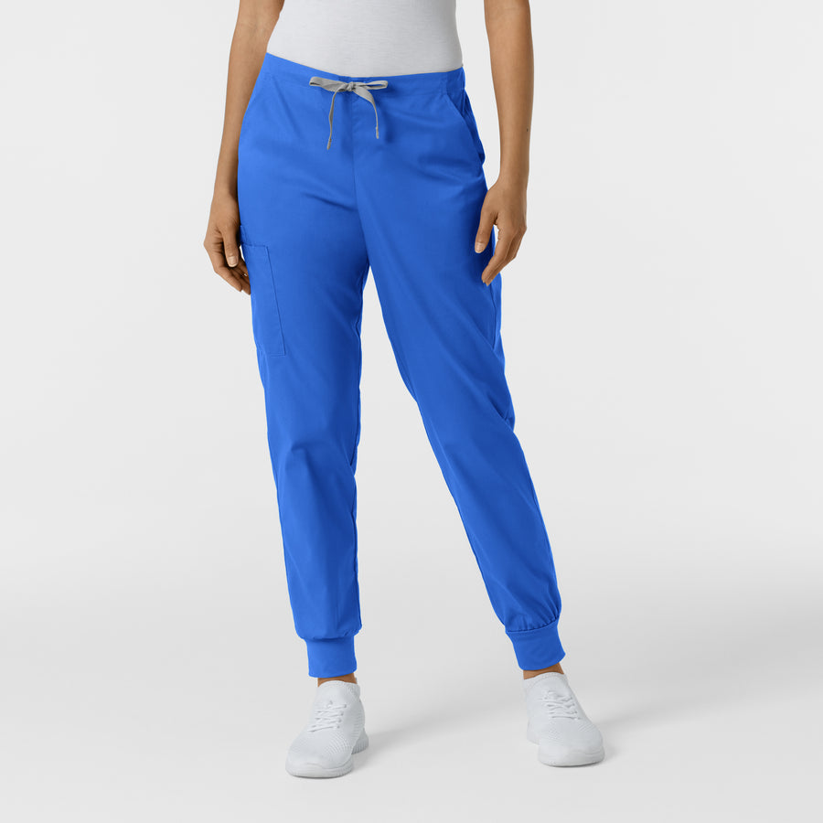WORK Women's Cargo Jogger Scrub Pant Royal