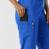 WORK Women's Cargo Jogger Scrub Pant Royal back detail