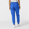 WORK Women's Cargo Jogger Scrub Pant Royal back view