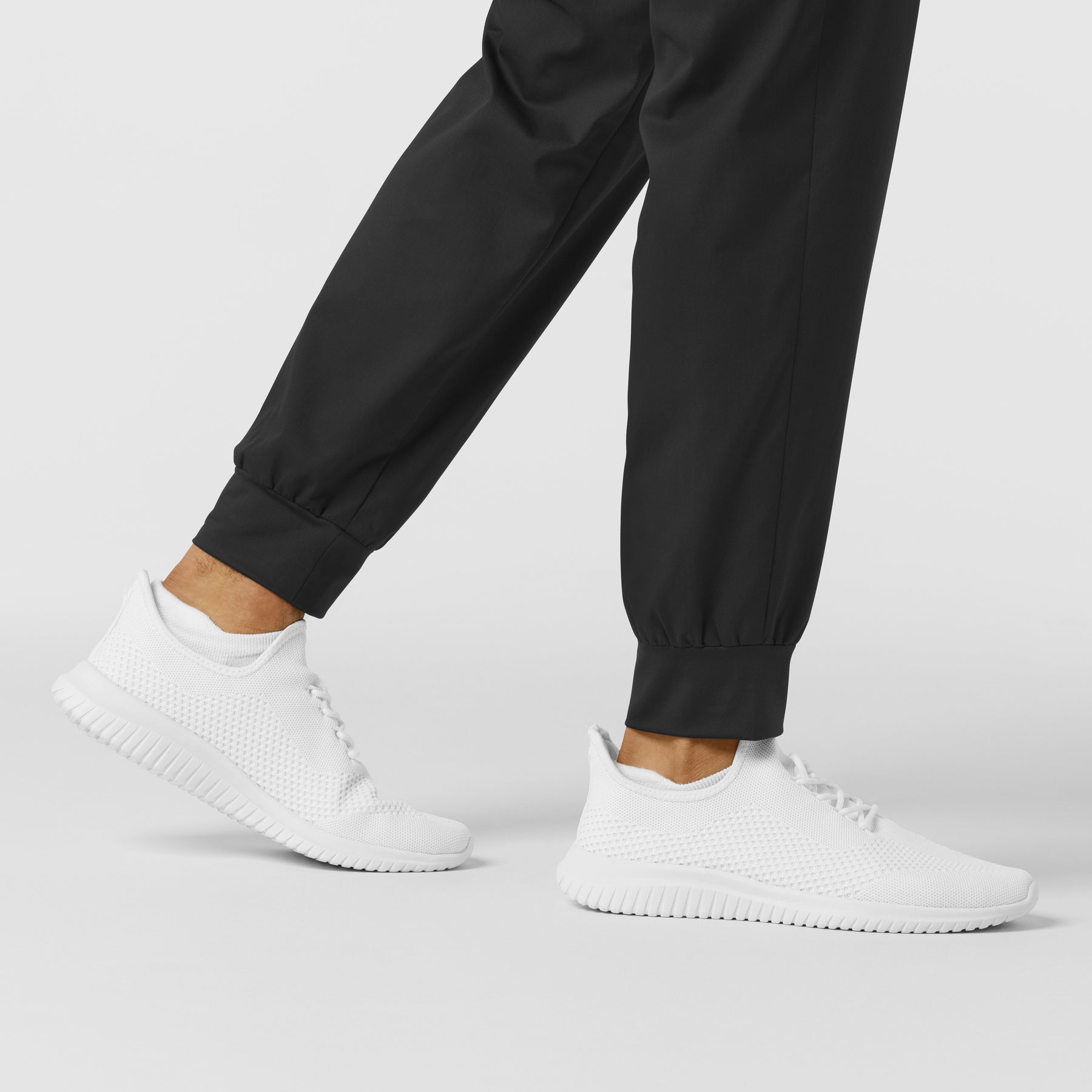 WORK Men's Cargo Jogger Scrub Pant Black back detail
