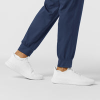 WORK Men's Cargo Jogger Scrub Pant Navy back detail