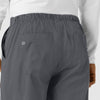 WORK Men's Cargo Jogger Scrub Pant Pewter hemline detail