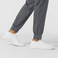 WORK Men's Cargo Jogger Scrub Pant Pewter back detail