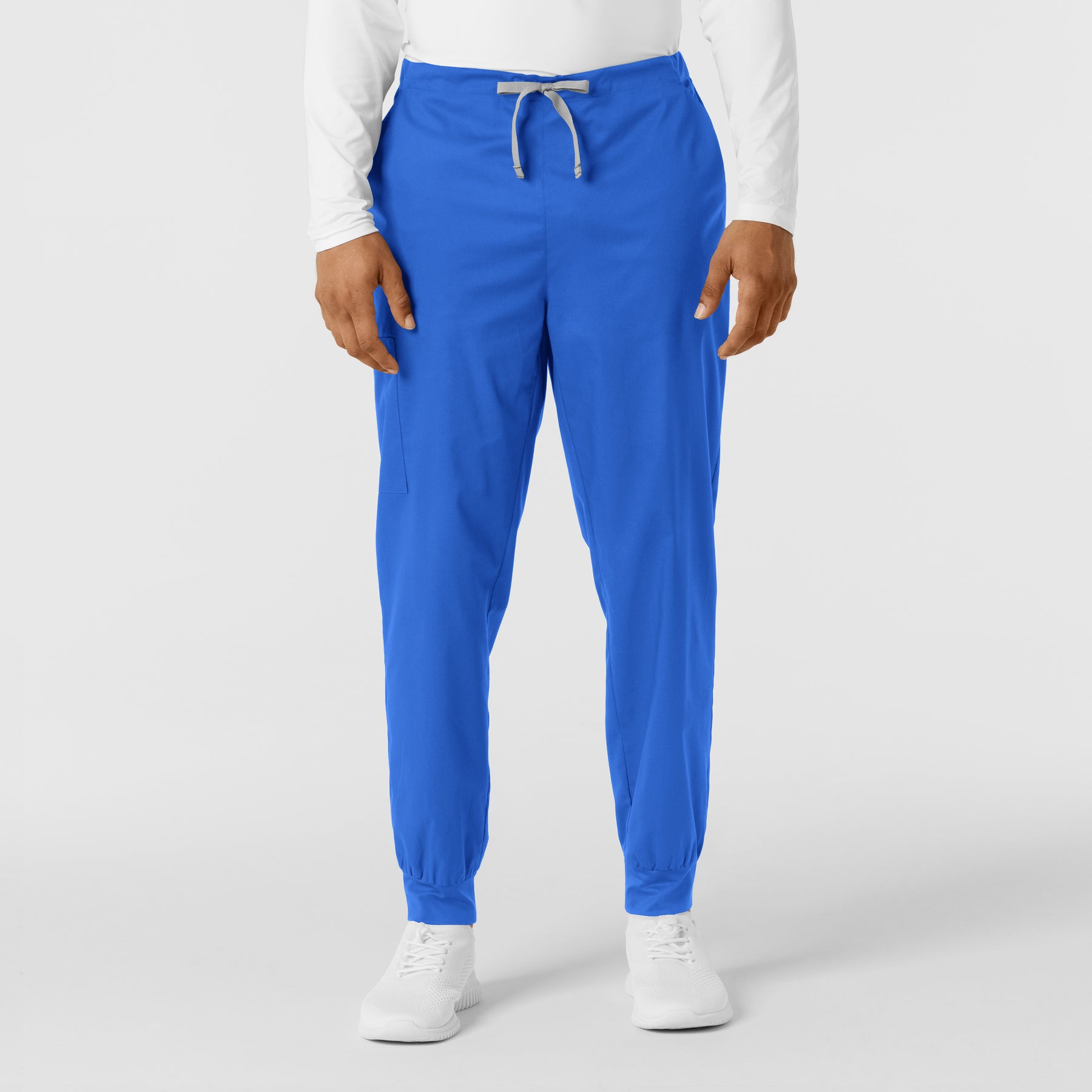 WORK Men's Cargo Jogger Scrub Pant Royal