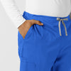 WORK Men's Cargo Jogger Scrub Pant Royal side detail 1