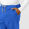 WORK Men's Cargo Jogger Scrub Pant Royal side detail 2