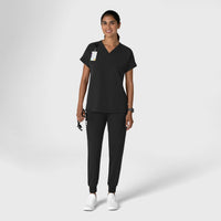 Nova Women's Jogger Utility Scrub Pant Black full scrub set