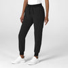 Nova Women's Jogger Utility Scrub Pant Black side view