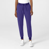 Nova Women's Jogger Utility Scrub Pant Grape