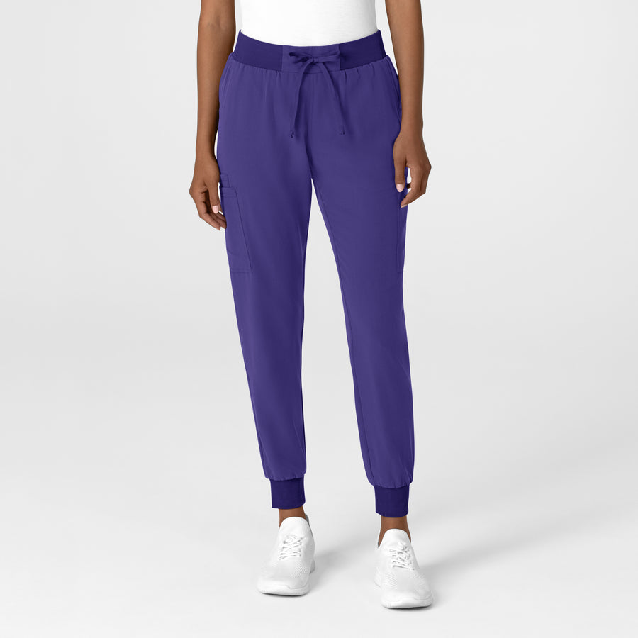 Nova Women's Jogger Utility Scrub Pant Grape