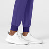 Nova Women's Jogger Utility Scrub Pant Grape back detail
