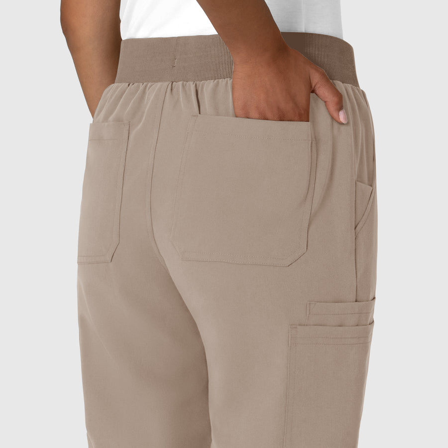 Nova Women's Jogger Utility Scrub Pant Haze side detail 1