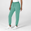 Nova Women's Jogger Utility Scrub Pant Turquoise side view