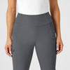 RENEW Women's High Waist Power Scrub Pant Pewter front detail