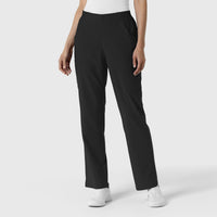W123 Women's Cargo Utility Scrub Pant Black
