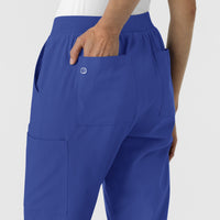 W123 Women's Cargo Utility Scrub Pant - Galaxy Blue