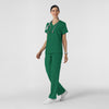 W123 Women's Cargo Utility Scrub Pant Hunter full scrub set