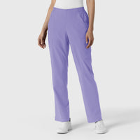 W123 Women's Cargo Utility Scrub Pant Iris Purple