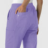 W123 Women's Cargo Utility Scrub Pant - Iris Purple