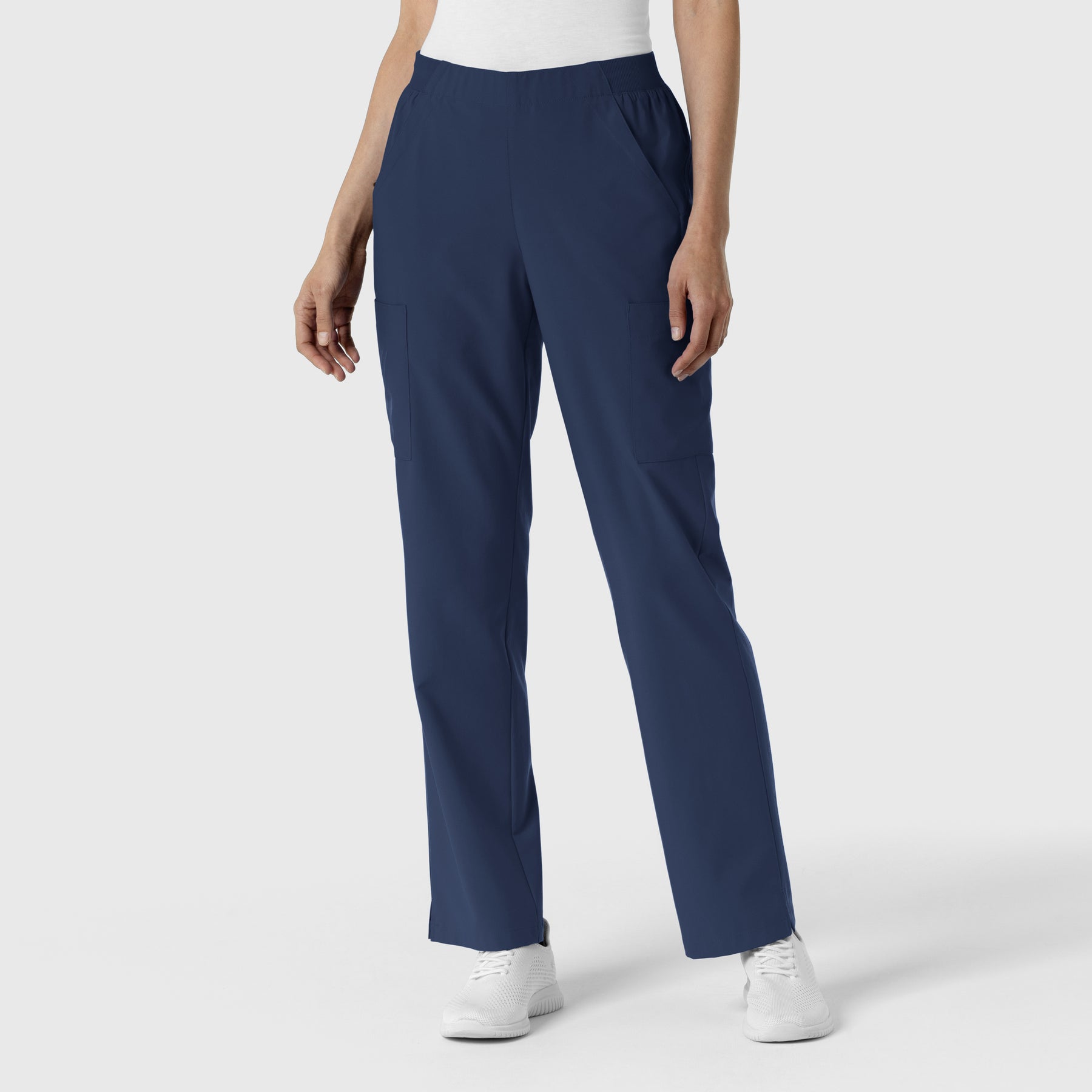 W123 Women's Cargo Utility Scrub Pant Navy