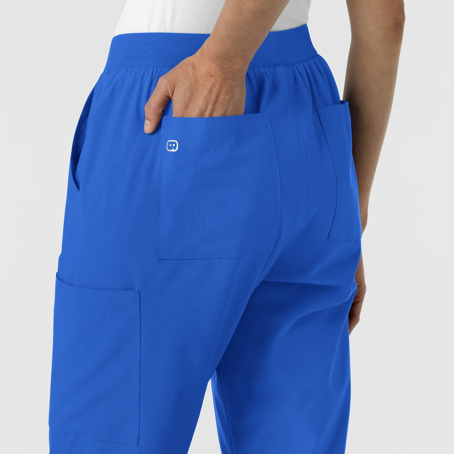 W123 Women's Cargo Utility Scrub Pant - Royal