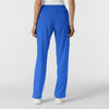 W123 Women's Cargo Utility Scrub Pant Royal back view