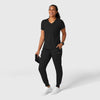 Boundless Women's Jogger Scrub Pant Black full scrub set