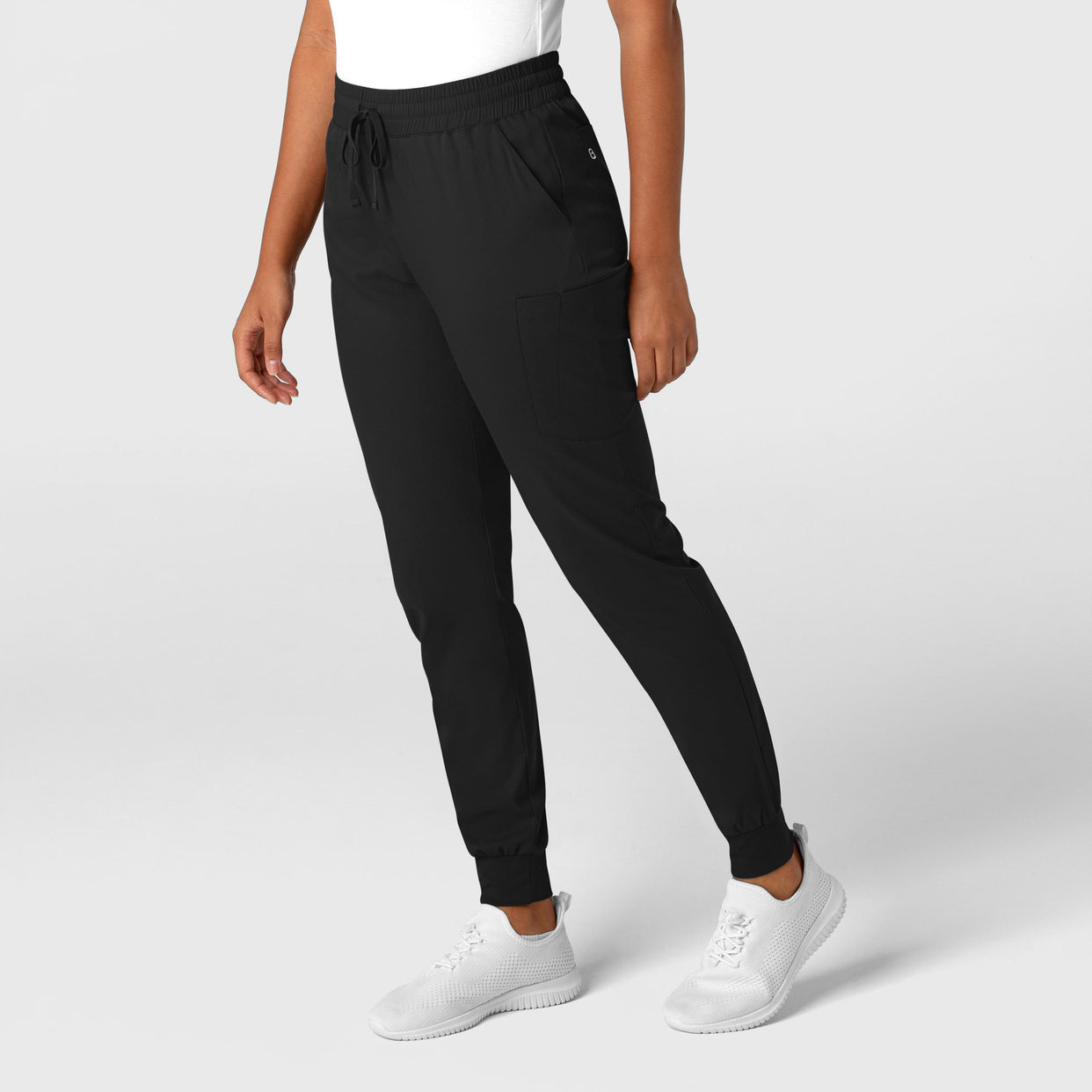 Boundless Women's Jogger Scrub Pant Black side view