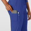 Boundless Women's Jogger Scrub Pant Galaxy Blue front detail