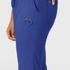 Boundless Women's Jogger Scrub Pant Galaxy Blue side detail 1