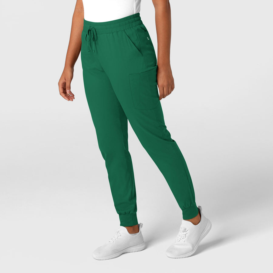Boundless Women's Jogger Scrub Pant Hunter side view