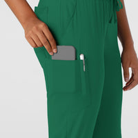 Boundless Women's Jogger Scrub Pant Hunter front detail