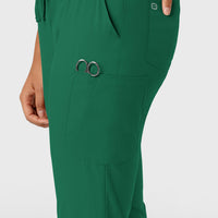 Boundless Women's Jogger Scrub Pant Hunter side detail 1