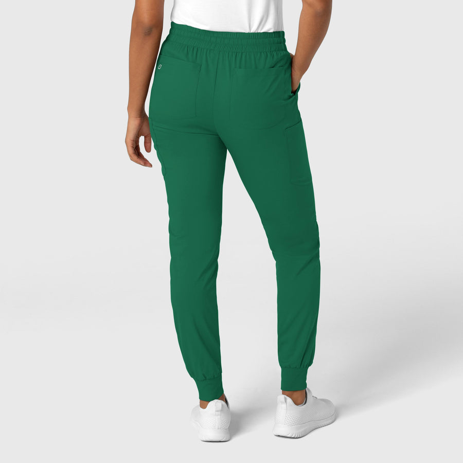 Boundless Women's Jogger Scrub Pant Hunter back view