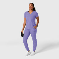 Boundless Women's Jogger Scrub Pant Iris Purple scrub set