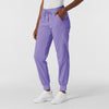 Boundless Women's Jogger Scrub Pant Iris Purple side view