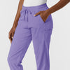 Boundless Women's Jogger Scrub Pant Iris Purple side detail 2