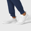 Boundless Women's Jogger Scrub Pant Navy side detail 2