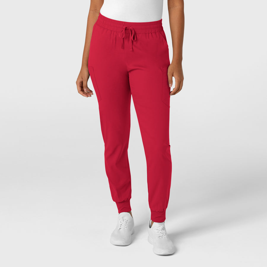 Boundless Women's Jogger Scrub Pant Red