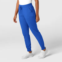 Boundless Women's Jogger Scrub Pant Royal side view