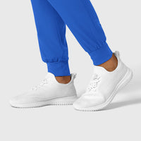 Boundless Women's Jogger Scrub Pant Royal side detail 2